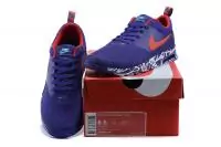 nike femmes air max thea sport comfortable sneakers deep blue orange